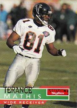 Terance Mathis Atlanta Falcons 1995 SkyBox Impact NFL #7